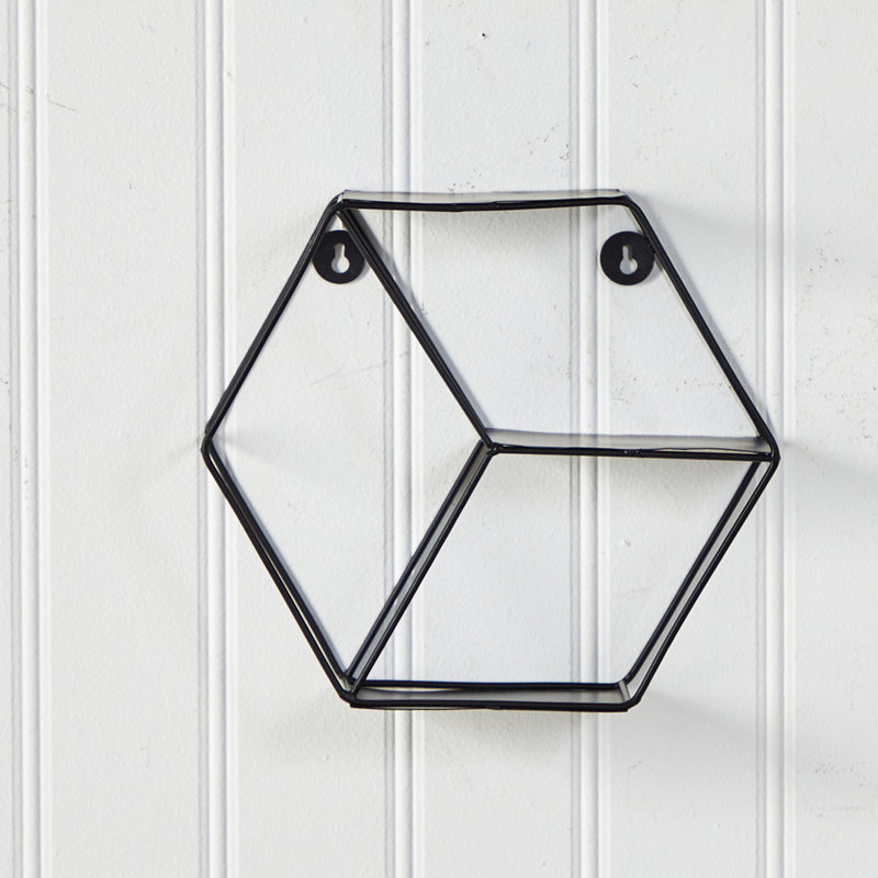 Square Metal Floating Shelf