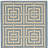 Arneshia Geometric Blue/Bone Indoor/Outdoor Area Rug-1804976073
