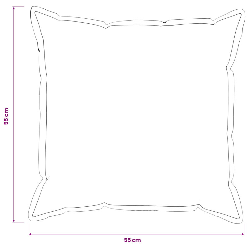 Cushion, Square 55cm, Cream