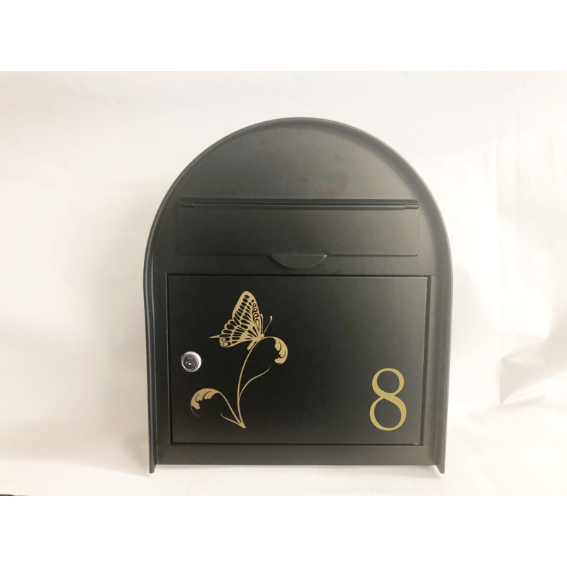 Rasmus Steel Wall Mounted Post Box, 8