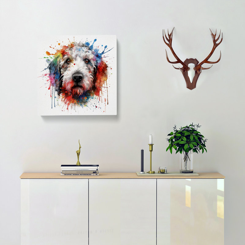 Modern Wall Art - Wrapped Canvas, 35cm H x 35cm W x 3cm D