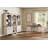 2 - Piece Office Set, 56" Executive Desk, Bookcases With 3 Drawers And 2 Glass Cabinets-1133960978