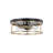 Bellandra - Round Flush-Mount - 2-Light - Matte Black w/ Brass Frame Metal Finish-297497987