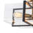 4-Light Beveled Glass Square Semi-Flush Mount