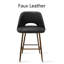 Tabouret de comptoir rembourré H 26 po Berneta-1152432451-1186250879