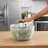 [All-In-One Model] 6.22 Quart Large Capacity Salad Spinner With Filter And Fruit Washing Bowl, One-Button Handling Of Vegetable Washing And Spinning