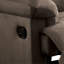 Fauteuil inclinable brun clair en tissu tissé-121534459
