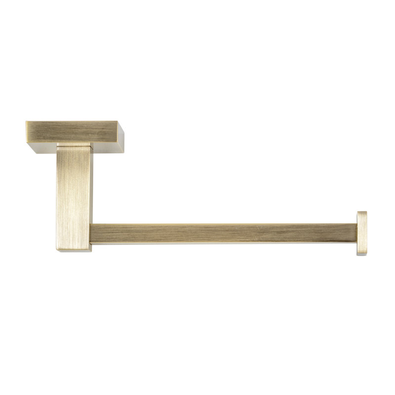 Capri 3 Piece Wall Mounted Brass Bathroom Hardware Set, Bronze
