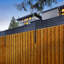 Linea Galvanized Steel Wall and Fence Extension Privacy Panel, Black-108714492