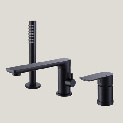Deck Tub Spout with Diverter
