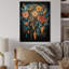 «Gold Dream Catcher Folklore Whispers I», impression de capteur de rêves sur bois de pin naturel-1001535013