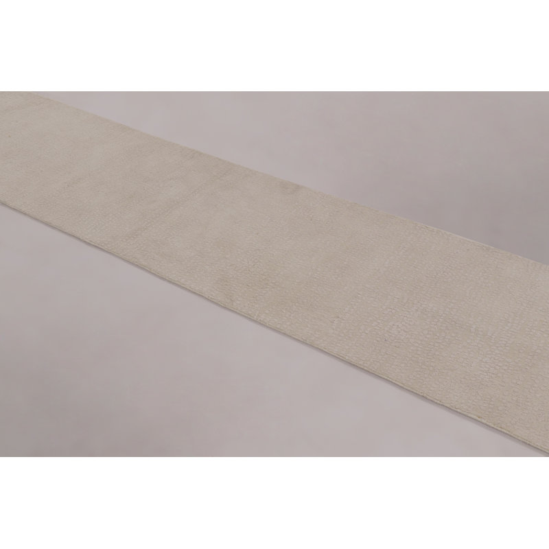 Textural Handmade Silk and Wool Area Rug