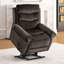 Fauteuil relevable de style transitionnel gris foncé
