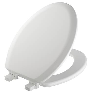 Delta Rubber Limited 803902-N-WH Sanborne Round Nightlight Toilet Seat with  Slow Close and Quick-Release, White 