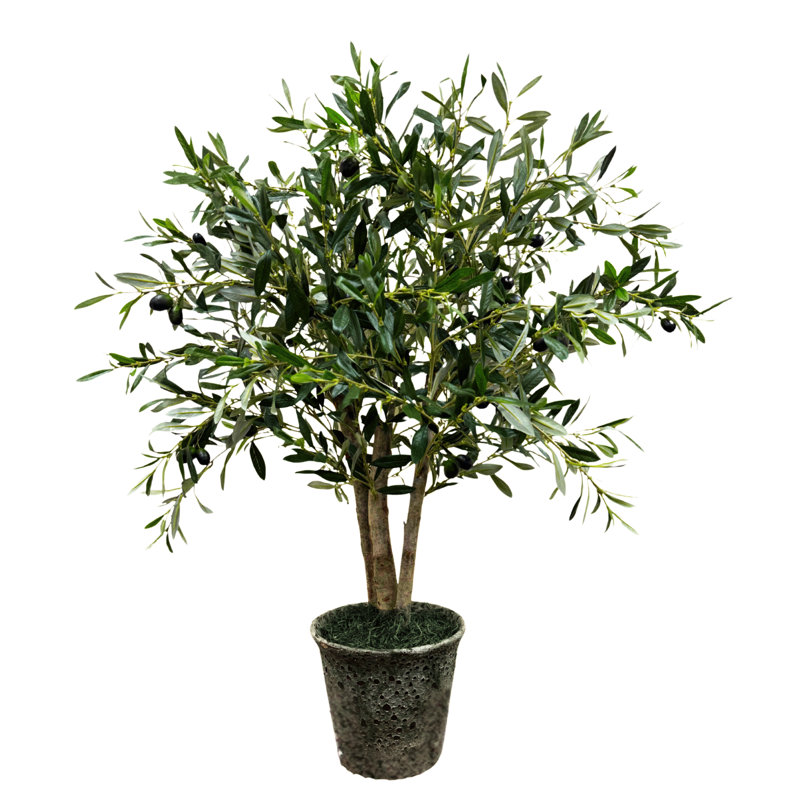 Faux Olive Tree Tree in Ceramic Pot