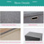Bac de rangement pliable en tissu de lin-1048574563