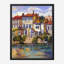 Charantee River Shops by John Beard - Artist Enhanced Canvas Print-588960326-588960327