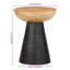 Side Table Diameter37x45 Cm Solid Wood Mango-524028878