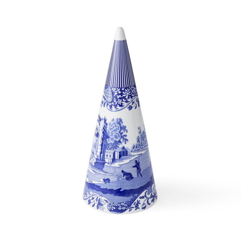 Spode Blue Italian Topiary 13"