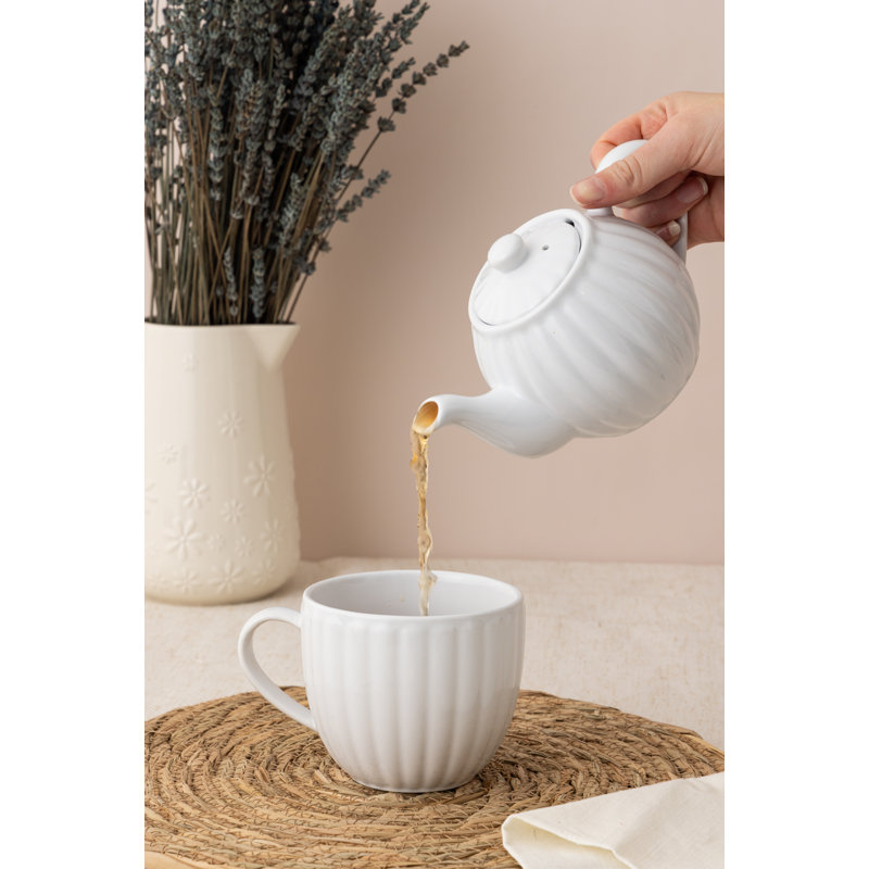Price & Kensington Luxe 450ml Striped, White