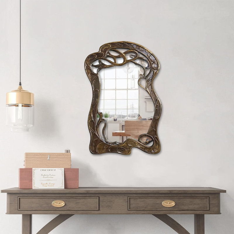 Lancefield Solid Wood Free Form Wall Mirror
