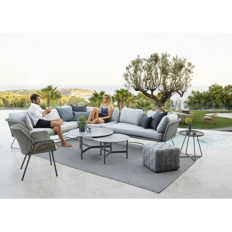 Vibe Patio Chair with Cushions, Gray