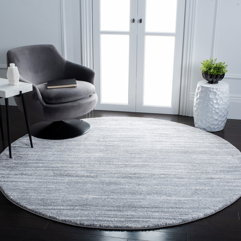 Alboran Shag Performance Rug, Round 6'7"