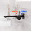 Robinet de salle de bain mural à poignée simple certifié noir CUPC-120381343