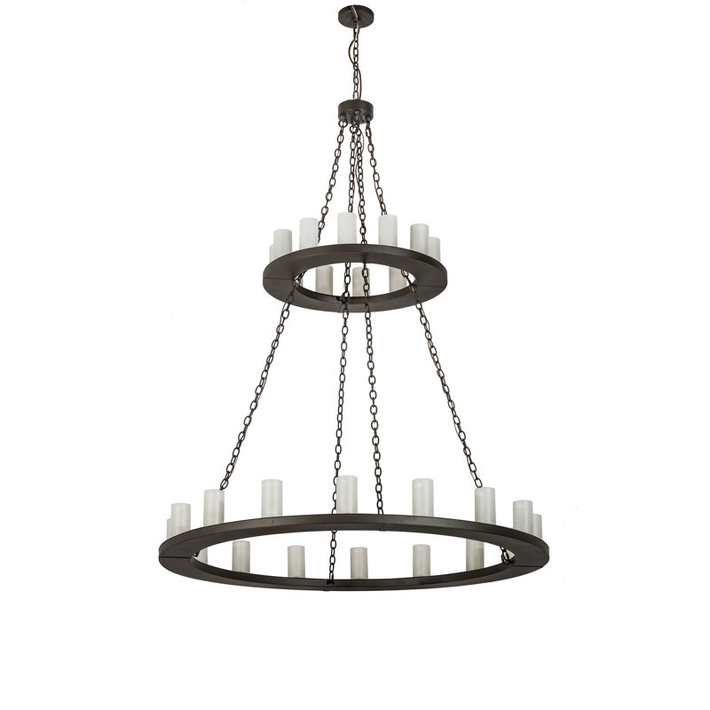 Lustre à deux niveaux Catena 28 LT de 60 po Brandilee