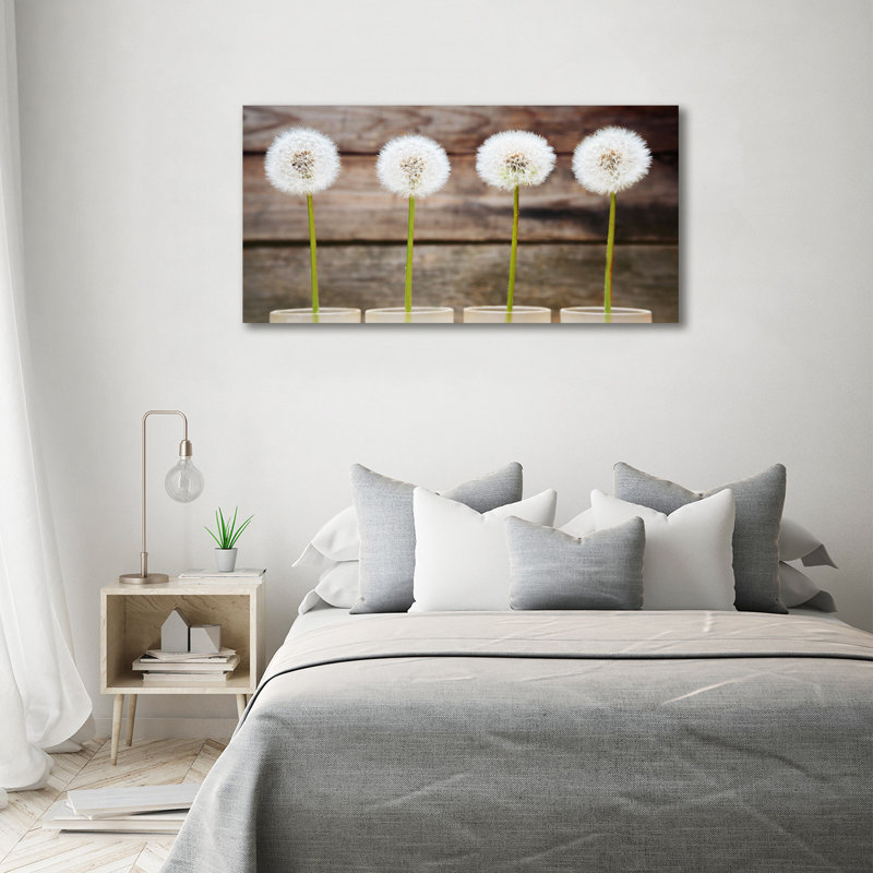 Dandelions - No Frame Print on Glass, Canvas, 70cm H x 140cm W x 2cm D