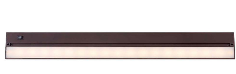 Barre lumineuse DEL sous l'armoire 32 po, Bronze mat