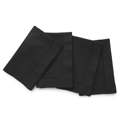Cotton Linen Hemstitch Dinner Napkins