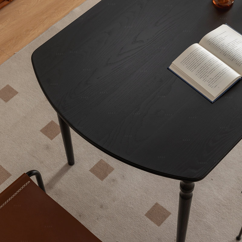 Lochlen Ash Oval Solid Wood Dining Table, 29.52" W x 57." L