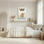 Adorable dessin de lapin mignon sur toile tendue-917230018