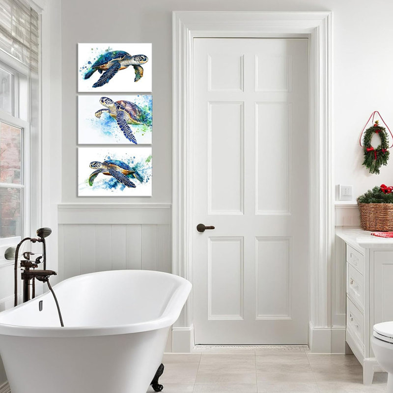 3 Piece Wrapped Canvas Wall Art, 40cm H x 30cm W