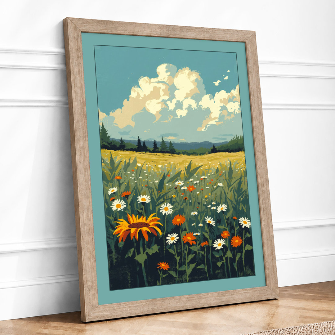 Wildflower Meadow Botanical - Framed Print