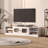 70" TV Stand  with Storage Cabinets and Open Shelves, Living Room Media Console