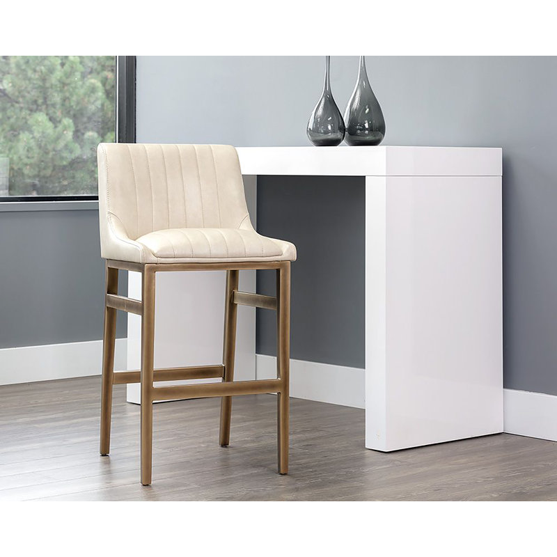Tabouret de bar Halden - crème Bravo, Tabouret de bar (siège d'une hauteur de 30 po)
