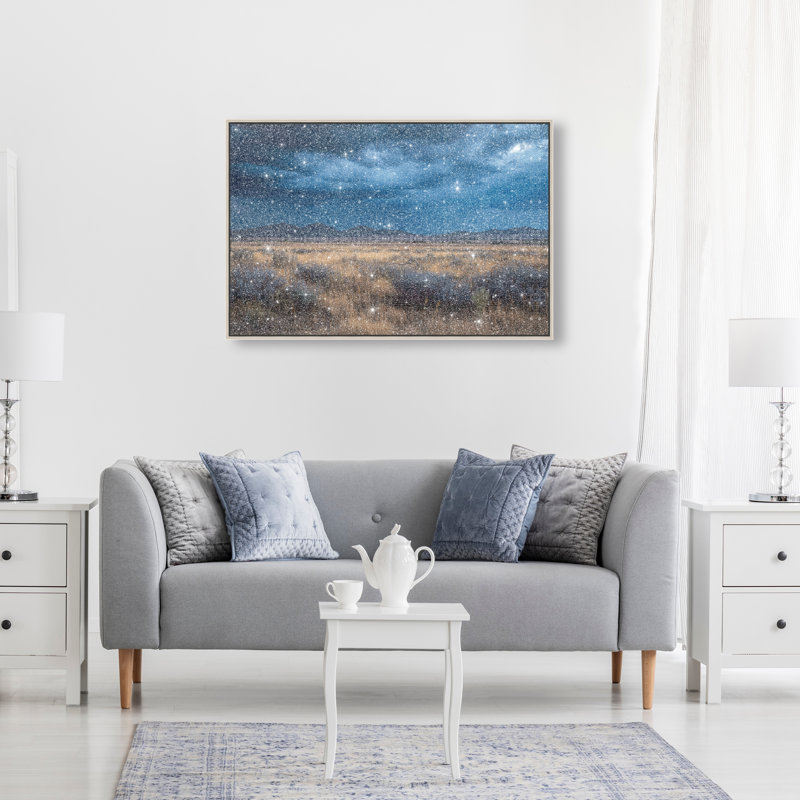 Dark Sky I Print by Oliver Gal, 21" H x 31" W, Silver Floater Frame
