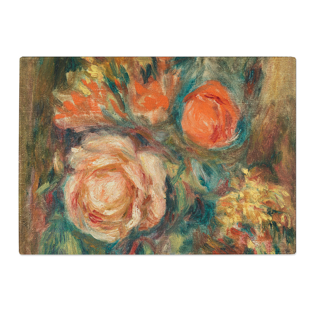 Bouquet of Roses by Pierre-Auguste Renoir Chopping Board