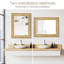 Rexford  Natural Wood Rattan Mirror Farmhouse Wall Decoration-87905882
