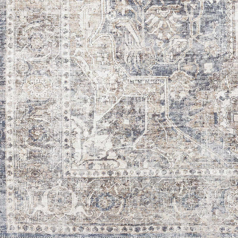 Glendale Heights Washable Oriental Indoor Rug, Rectangle 7'10" x 10'2"