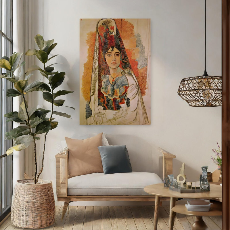 Reproduction d'art mural espagnol traditionnel espagnol, H 48 po x l 32 po