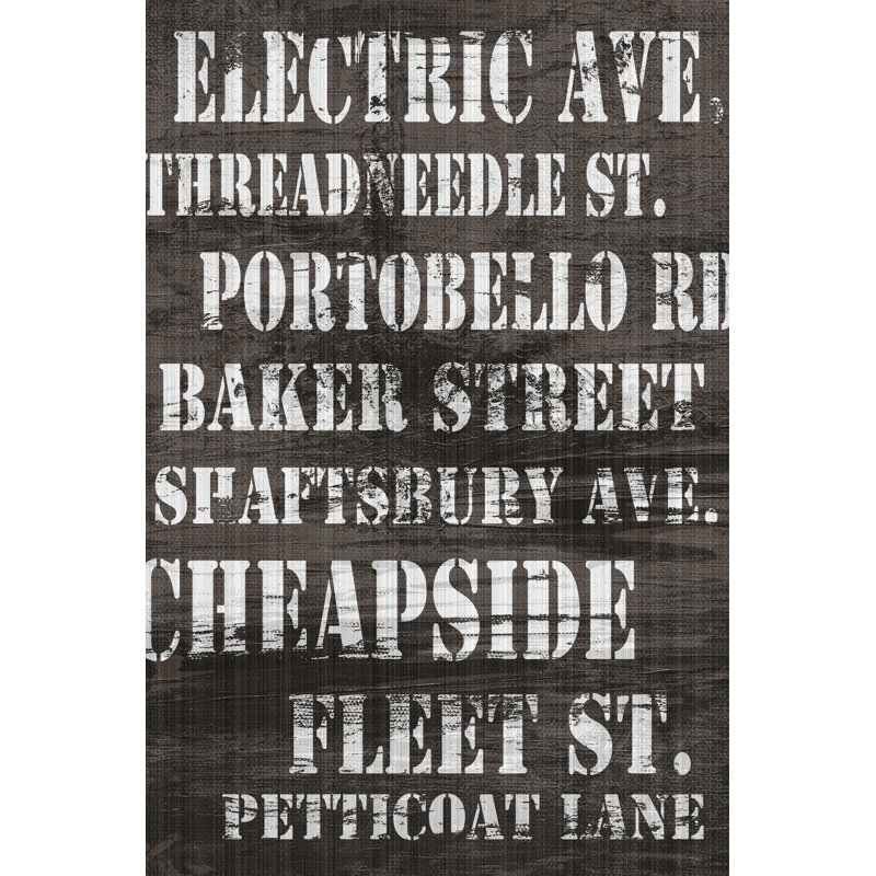 Streets Of London II - Wrapped Canvas Art Prints, 46cm H x 30cm W x 3.8cm D