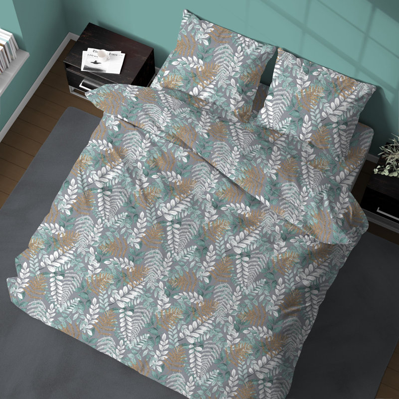 Duvet Cover Set, 155 x 220cm - 2 Pillowcases (80 x 80 cm)