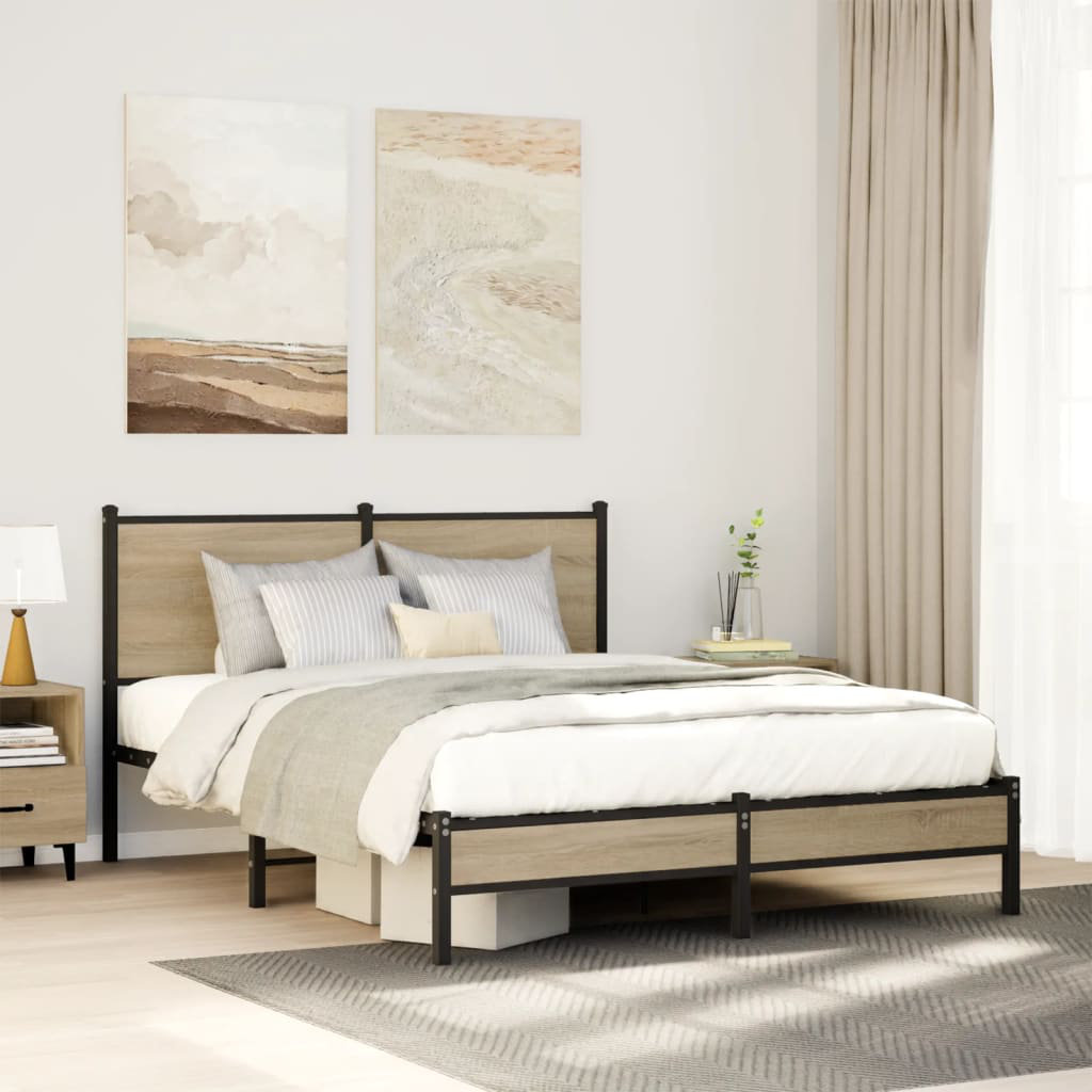 Borough Wharf Metal Bed Frame Without Mattress