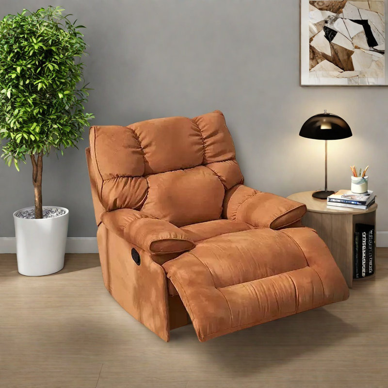 360° rotating ergonomic recliner, Brown