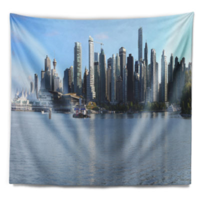 Photo vancouver bc skyline panorama tapisserie Cityscape
