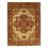 Anthwan One-of-a-Kind 9' X 12' Wool Area Rug in Orange