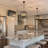 4-Light Adjustable Farmhouse Lantern Chandelier